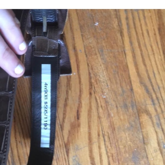 Oscar De La Renta Snake Skin Belt
